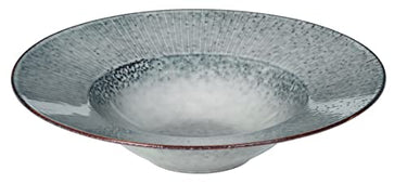 broste Copenhagen Nordic Sea Pastateller aus Steingut, Unikat, spülmaschinenfest, mikrowellenfest, Maße: Durchmesser 29 cm, Länge: 29 cm, Höhe: 7 cm, 14533458, Türkis im Sale